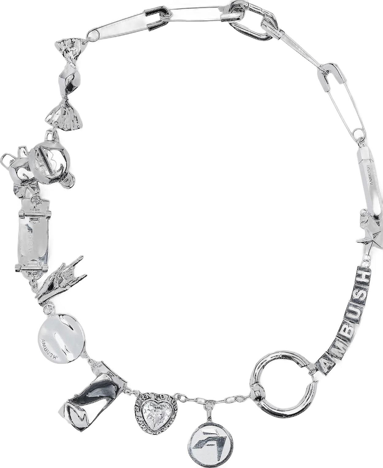 Popular Ambush Multi Charm Necklace